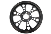HARLEY Kool Kat Hintere Riemenscheibe 70 Zähne Schwarz Passend für 0- Custom, Anwendung für 1-1/8 Zoll Riemen.