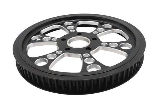 HARLEY Kool Kat Rear Drive Pulley 70 Tooth Black Fits 0-  Custom, Application for 1-1/8 belt."