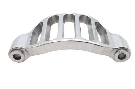 HARLEY Ultima 2 inch Quarter Grill Pulley Cover Polished Fits Custom 0- , Application