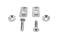 HARLEY Chrom Schwingen Endplatte Einstellschrauben-Kit passend für 1991-2005 FXD,