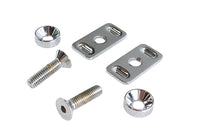 HARLEY Chrom Schwingen Endplatte Einstellschrauben-Kit passend für 1991-2005 FXD,