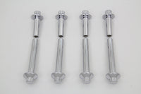 HARLEY Zylinderkopfschraubensatz Chrom Passt 1985-1991 FXST, 1986-1992 XL, 1986-1991 FLST, 1985-1