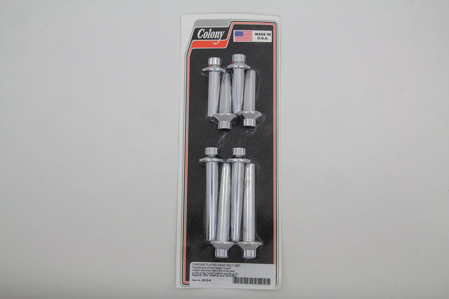 HARLEY Zylinderkopfschrauben-Set Chrom passend für 1992-2018 FXST, 1993-UP XL, 1992-2018 FLST, 1992-201