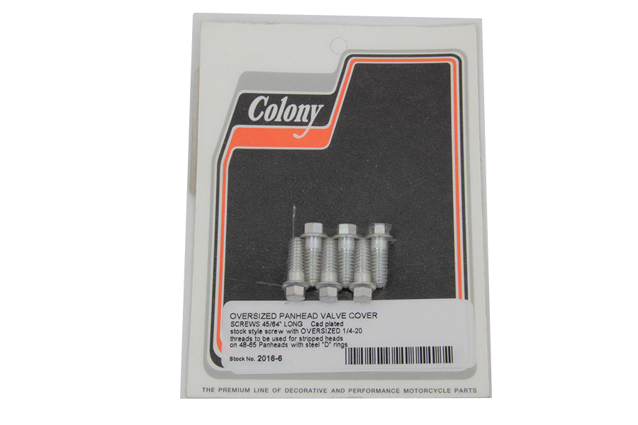HARLEY D-Ring Cadmium Kipphebelgehäuse-Schraubensatz passt für 1948-1965 FL,