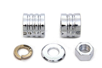 HARLEY Achsabstandshalter-Kit Rillen-Stil Chrom Passend für 2000-2006 FXST, vorne passend für 2000-2006 FXDWG,
