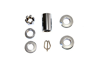HARLEY Rear Axle Spacer Kit Chrome fits 2000-2007 FXST,