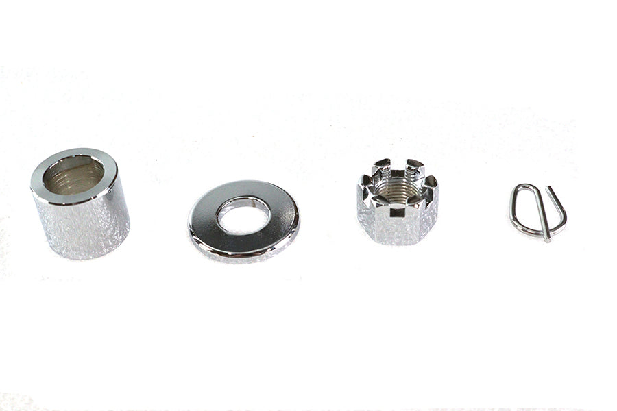 HARLEY Vorderradachs-Abstandshalter-Kit Chrom, passend für 2000-UP FXSTS, Vorderrad-Einbau