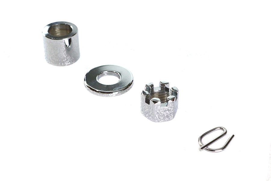 HARLEY Vorderradachs-Abstandshalter-Kit Chrom, passend für 2000-UP FXSTS, Vorderrad-Einbau