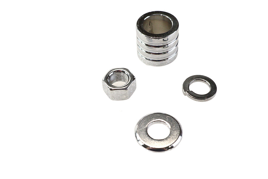 HARLEY Vorderachs-Distanzhülsen-Kit im Groove-Stil Chrom Passend für 2000-2006 FXSTD, vorne