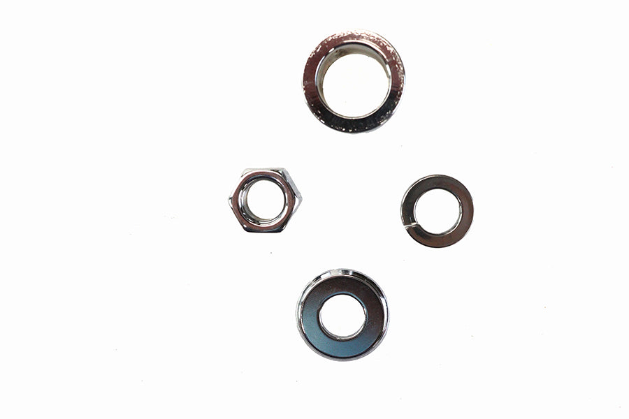 HARLEY Vorderachs-Distanzhülsen-Kit im Groove-Stil Chrom Passend für 2000-2006 FXSTD, vorne