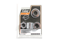 HARLEY Hinterachs-Distanzstück-Set glatt Chrom passend für 2000-2005 FXD,