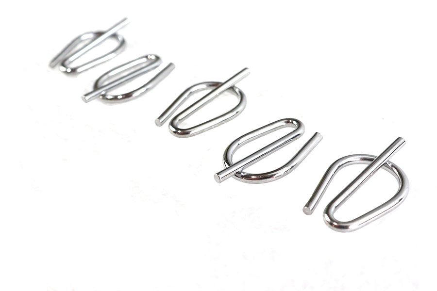HARLEY Chrom Hinterachs-Federklammern passend für 1991-UP FLST, 1991-UP FXST, 1991-UP XL,