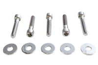 HARLEY Hinterrad-Riemenscheiben-Schrauben- und Unterlegscheiben-Kit Inbus Typ Passend für 2000-2006 FXST, Speichen- oder Gussrad 2000-2005