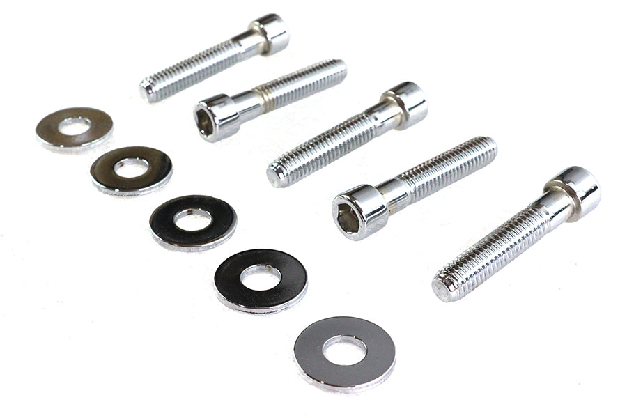 HARLEY Hinterrad-Riemenscheiben-Schrauben- und Unterlegscheiben-Kit Inbus Typ Passend für 2000-2006 FXST, Speichen- oder Gussrad 2000-2005