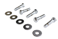 HARLEY Kettenradschrauben- und Unterlegscheiben-Kit Chrom Passend für 1993-1996 FXST, Gussrad 1997-1998 FLT, Guss