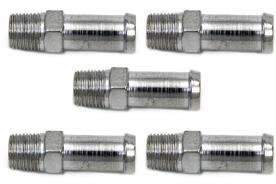 HARLEY Chrom Gas- und Ölleitungsanschluss Passt auf 1968-1984 FL, 1971-1984 FX, 1984-1999 FXST, 1986-1