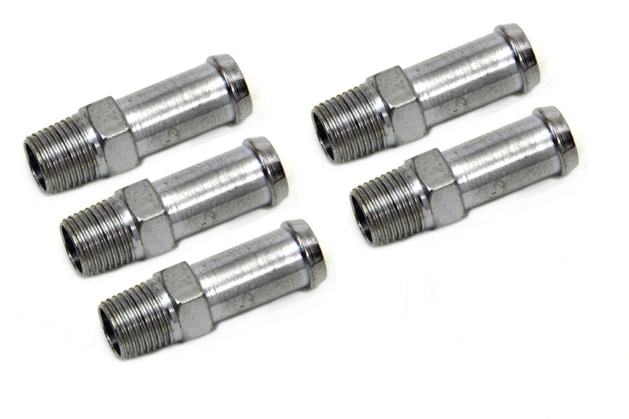 HARLEY Chrom Gas- und Ölleitungsanschluss Passt auf 1968-1984 FL, 1971-1984 FX, 1984-1999 FXST, 1986-1
