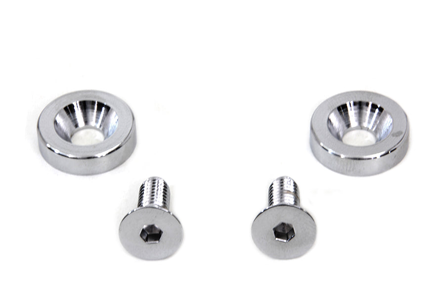 HARLEY Gas Tank Mount Kit Chrome Fits 1990-1999 FXST,   1990-1999 FLST,