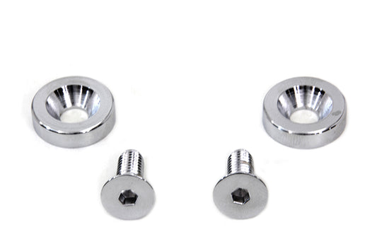HARLEY Gas Tank Mount Kit Chrome Fits 1990-1999 FXST,   1990-1999 FLST,