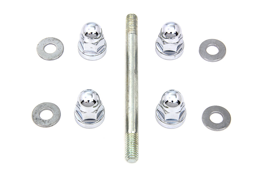 HARLEY Gas Tank Mount Kit Chrome Fits 1991-2017 FXD,   2005-UP FXDWG,