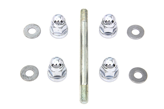 HARLEY Gas Tank Mount Kit Chrome Fits 1991-2017 FXD,   2005-UP FXDWG,