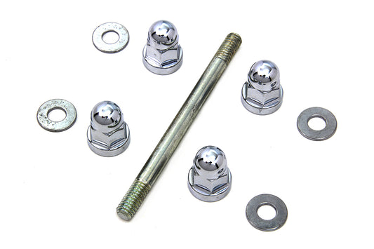 HARLEY Gas Tank Mount Kit Chrome Fits 1991-2017 FXD,   2005-UP FXDWG,