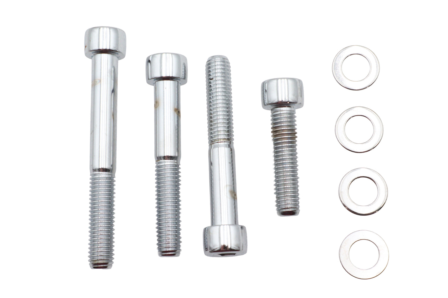 HARLEY Allen Befestigungssatz für vorderen Bremssattel Chrom Passend für 2000-2007 FXST,   2000-2007 FLST,   2000-
