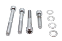 HARLEY Allen Befestigungssatz für vorderen Bremssattel Chrom Passend für 2000-2007 FXST,   2000-2007 FLST,   2000-