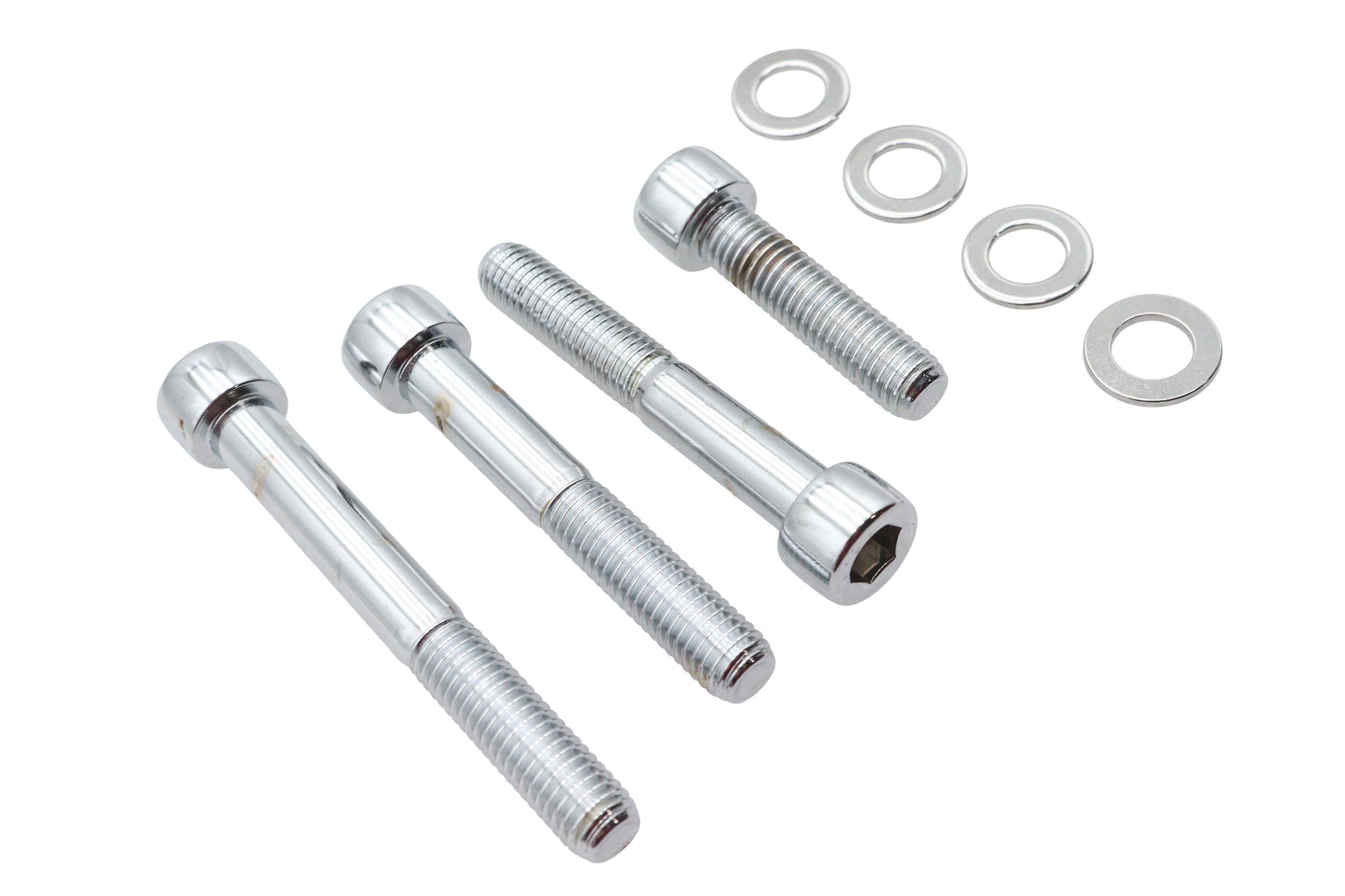 HARLEY Allen Befestigungssatz für vorderen Bremssattel Chrom Passend für 2000-2007 FXST,   2000-2007 FLST,   2000-