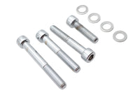 HARLEY Allen Befestigungssatz für vorderen Bremssattel Chrom Passend für 2000-2007 FXST,   2000-2007 FLST,   2000-