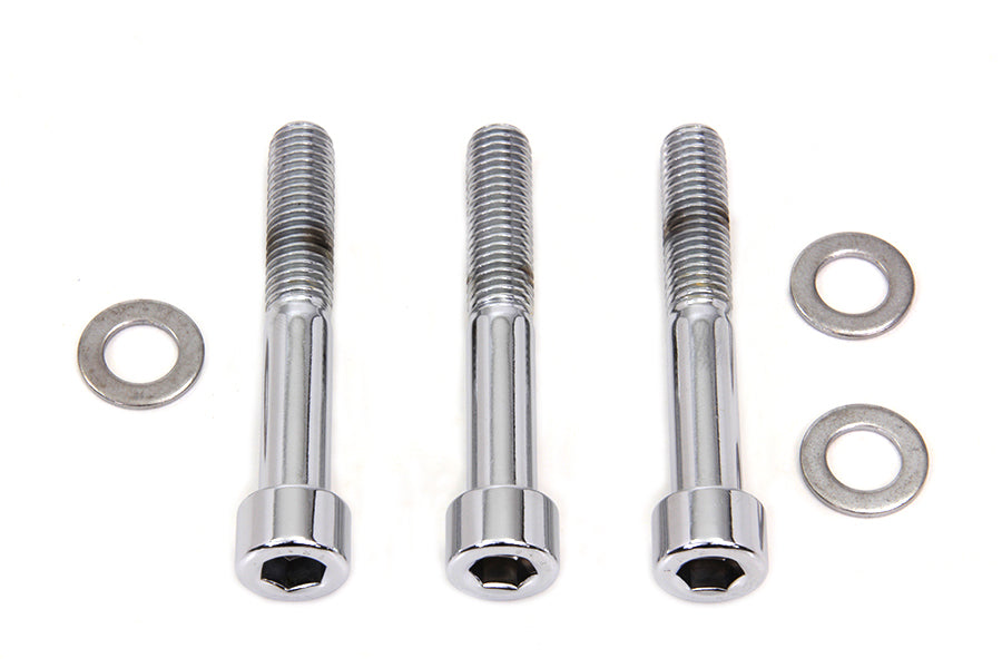 HARLEY Allen Mount Kit für hinteren Bremssattel Chrom Passend für 2000-2007 FXST, 2000-2007 FLST, 2000-2