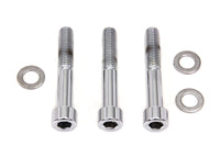HARLEY Allen Mount Kit für hinteren Bremssattel Chrom Passend für 2000-2007 FXST, 2000-2007 FLST, 2000-2