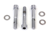 HARLEY Allen Mount Kit für hinteren Bremssattel Chrom Passend für 2000-2007 FXST, 2000-2007 FLST, 2000-2