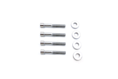 HARLEY Bremssattel-Befestigungsschrauben-Kit Inbus Chrom Passend für 1972-1980 FL, vorne 1973-1980 FL, hinten 1973-198