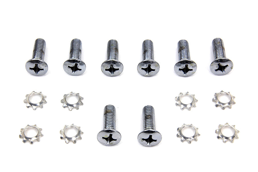 HARLEY Stößelblock Schraubenkit Chrom Passend für 1950-1953 FL,