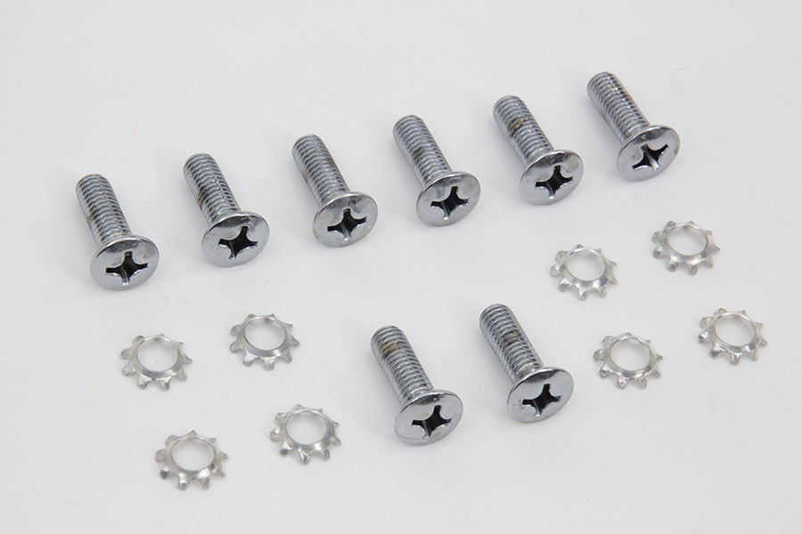 HARLEY Stößelblock Schraubenkit Chrom Passend für 1950-1953 FL,