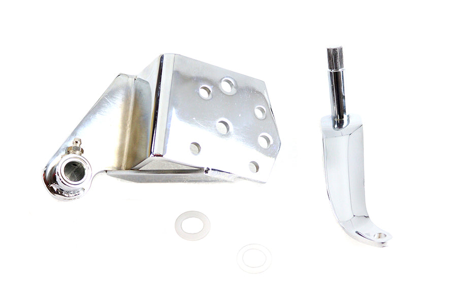 HARLEY Forward Shifter Mount Bracket and Arm Kit Chrome fits 1980-1986 FXWG,   1984-1989 FXST,