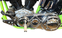 HARLEY verchromtes Jockey-Kupplungspedal und -platte Passt 0- Custom, Anwendung mit Ratschen- oder Jockey-Schaltung