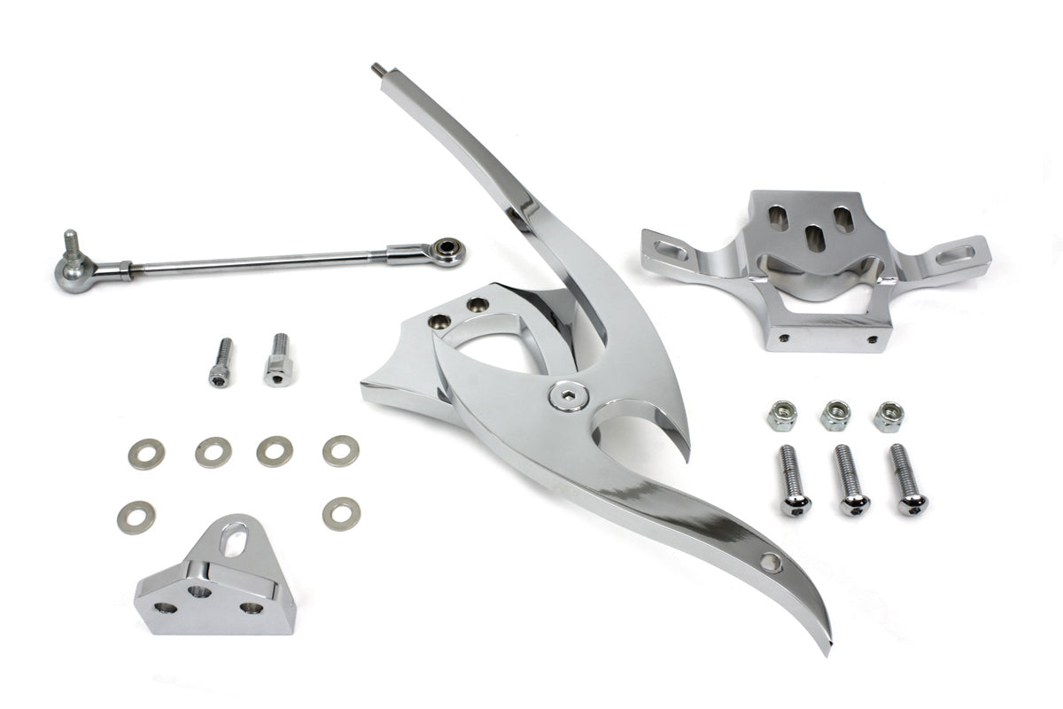 HARLEY Chrom Billet Jockey Shifter Kit passend für 1986-1999 FXST,