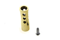 HARLEY Brass Concave Shifter Peg fits 1952-1984 FL,  1971-1984 FX,  1979-UP FLT,  1979-UP FLT,  1991-2017 FXD,  1984-1994 FXR,  1986-UP FLST,  1984-UP FXST,  1952-UP XL,