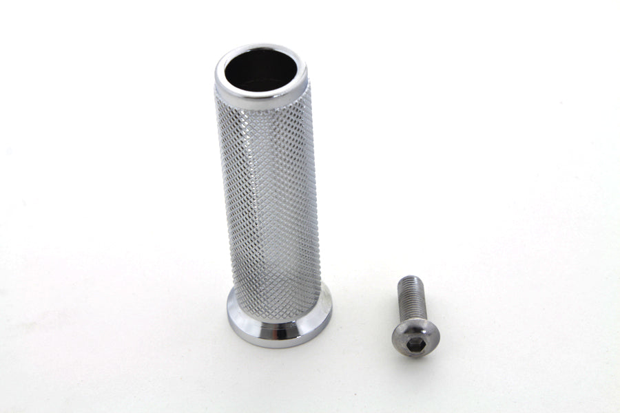 HARLEY Schaltfußraste mit gerändeltem Flansch aus Stahl Passend für 1952-1984 FL, 1971-1984 FX, 1979-UP FLT, 1979-UP