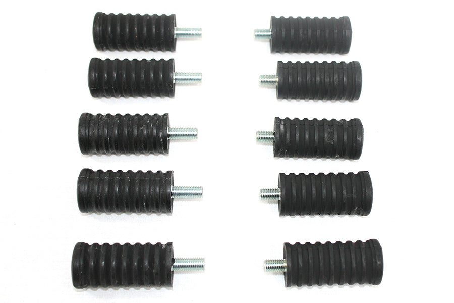 HARLEY Shifter Footpeg Black Rubber fits 1952-1984 FL,   1979-UP FLT,   1971-1984 FX,   1984-UP FXST,   1986-UP FLST,   1982-1994 FXR,   1982-1994 FX