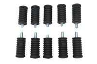 HARLEY Schaltfußraste Schwarz Gummi Passend für 1952-1984 FL, 1979-UP FLT, 1971-1984 FX, 1984-UP FXST