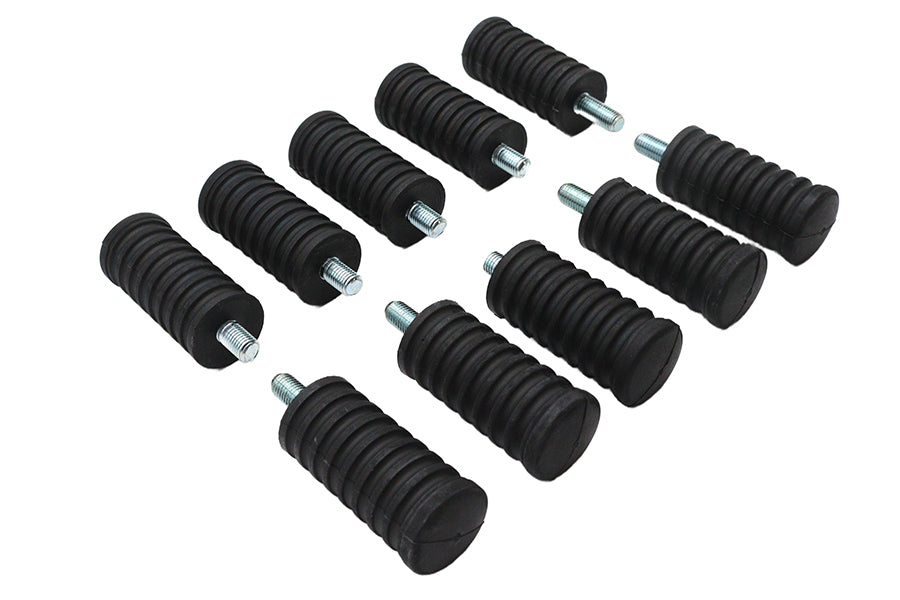 HARLEY Schaltfußraste Schwarz Gummi Passend für 1952-1984 FL, 1979-UP FLT, 1971-1984 FX, 1984-UP FXST