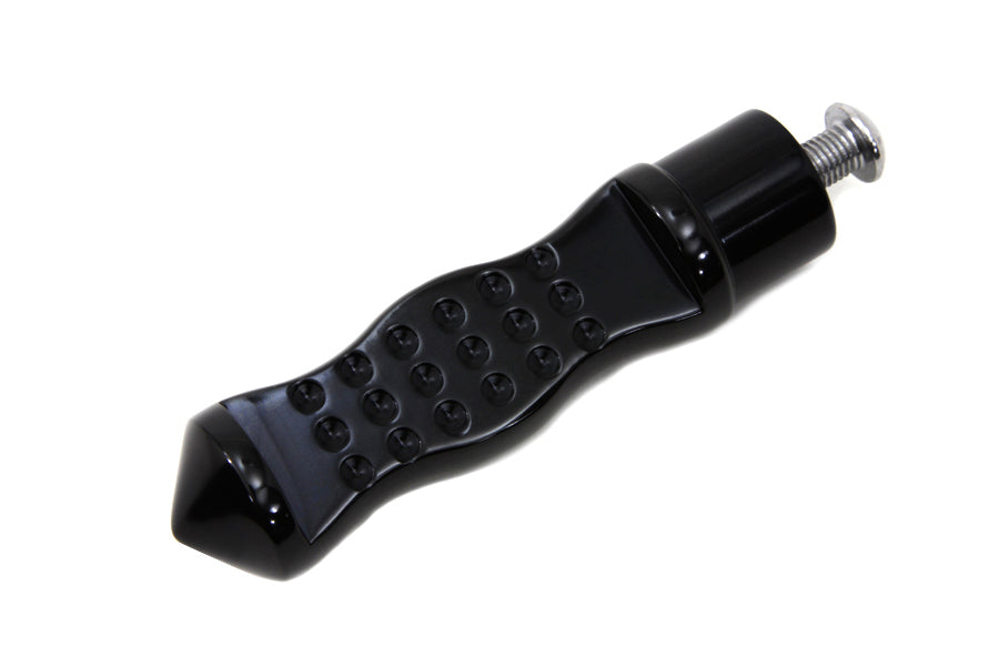 HARLEY Black Form Factor Schaltfußraste Druid Style Passend für 1952-1984 FL, 1979-UP FLT, 1971-1984 F