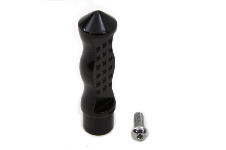 HARLEY Black Form Factor Schaltfußraste Druid Style Passend für 1952-1984 FL, 1979-UP FLT, 1971-1984 F