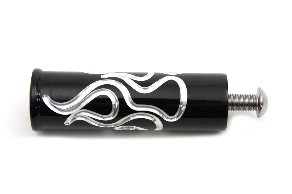 HARLEY Black Flame Style Schalthebel-Fußraste Passt 1952-1984 FL,   1971-1984 FX,   1982-1994 FXR,   1982-