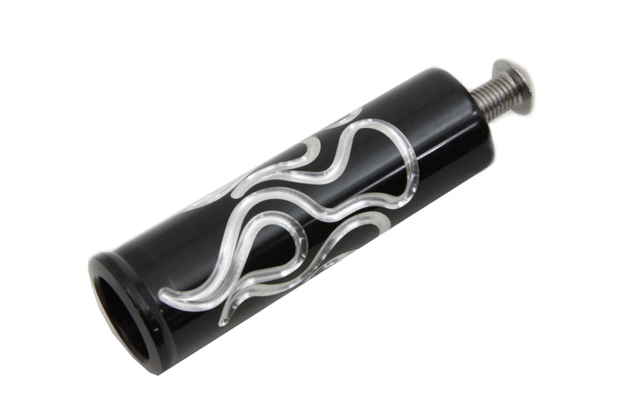 HARLEY Black Flame Style Schalthebel-Fußraste Passt 1952-1984 FL,   1971-1984 FX,   1982-1994 FXR,   1982-
