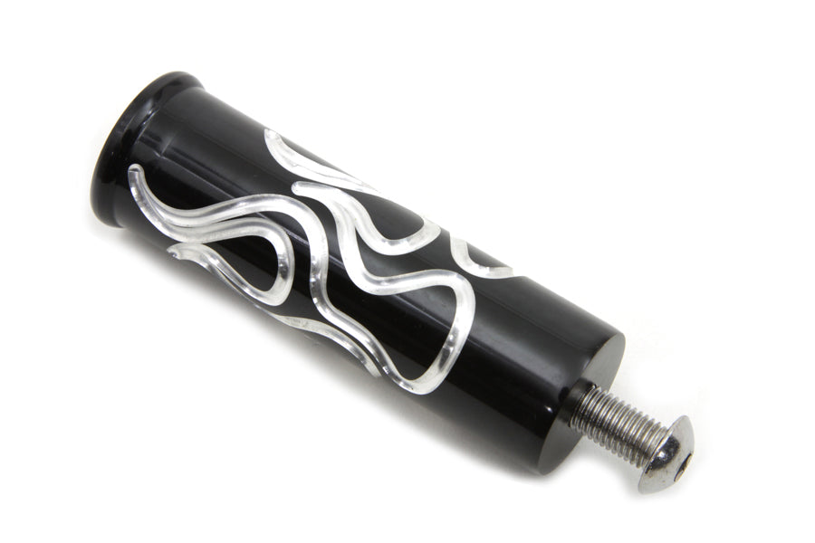HARLEY Black Flame Style Schalthebel-Fußraste Passt 1952-1984 FL,   1971-1984 FX,   1982-1994 FXR,   1982-