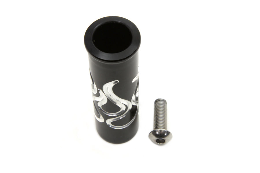 HARLEY Black Flame Style Schalthebel-Fußraste Passt 1952-1984 FL,   1971-1984 FX,   1982-1994 FXR,   1982-